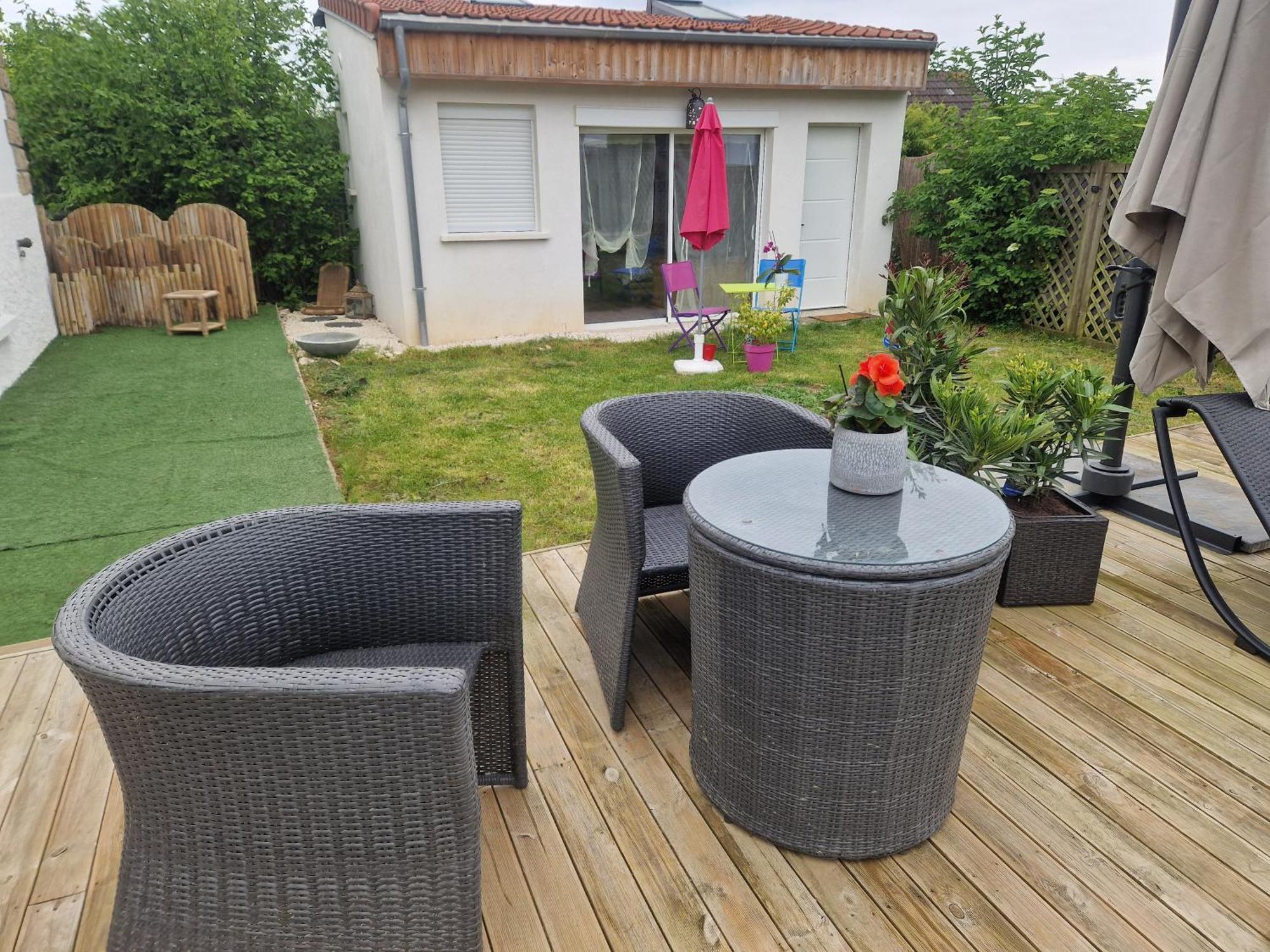 La Serenite Balinaise, Chambre Et Sdb Privee, Jardin , Piscine Et Jacuzzi En Saison, Pres De Chantilly, Parc Asterix Et Cdg Et Paris En 20' Орри-ла-Виль Экстерьер фото