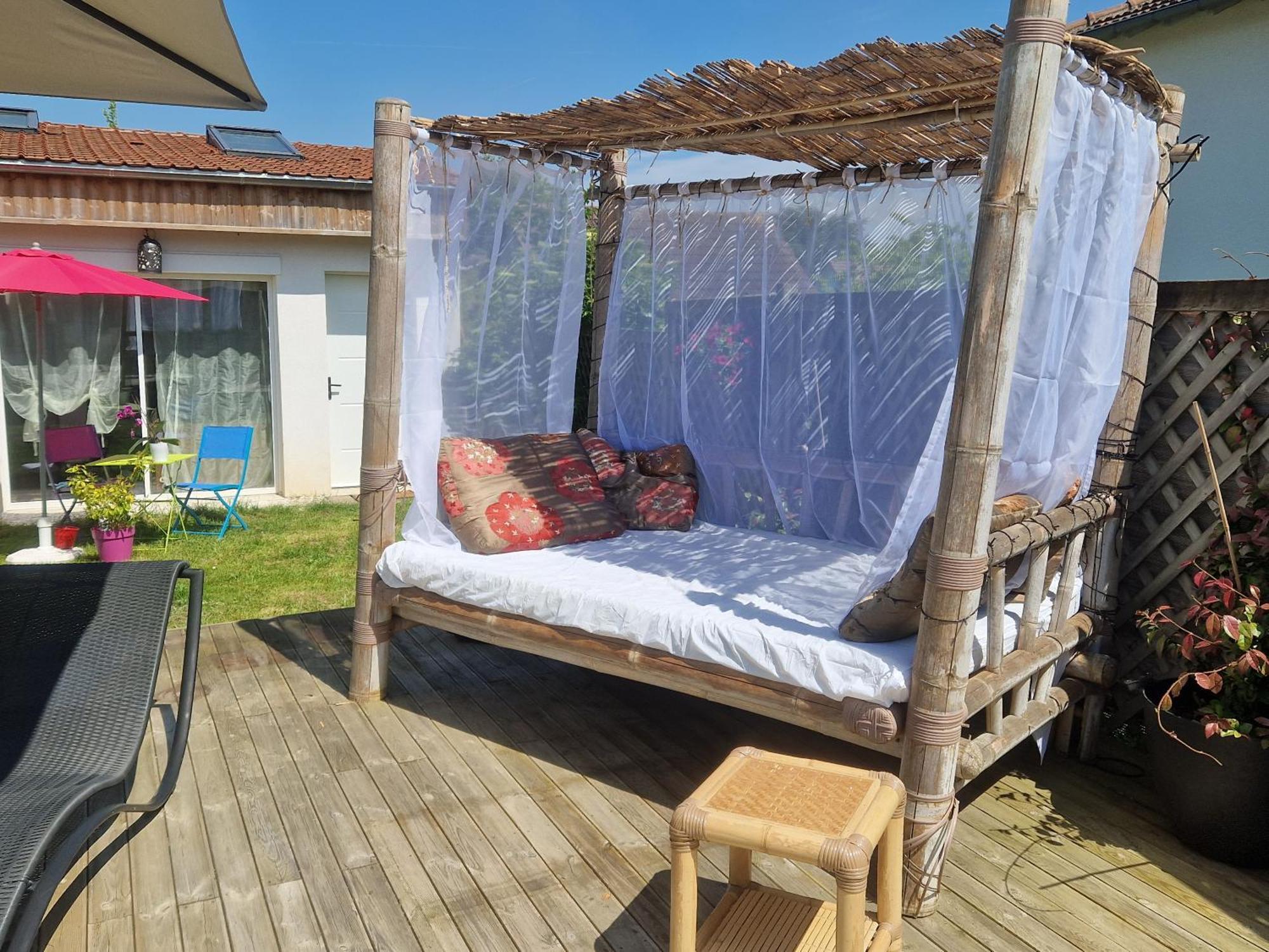 La Serenite Balinaise, Chambre Et Sdb Privee, Jardin , Piscine Et Jacuzzi En Saison, Pres De Chantilly, Parc Asterix Et Cdg Et Paris En 20' Орри-ла-Виль Экстерьер фото