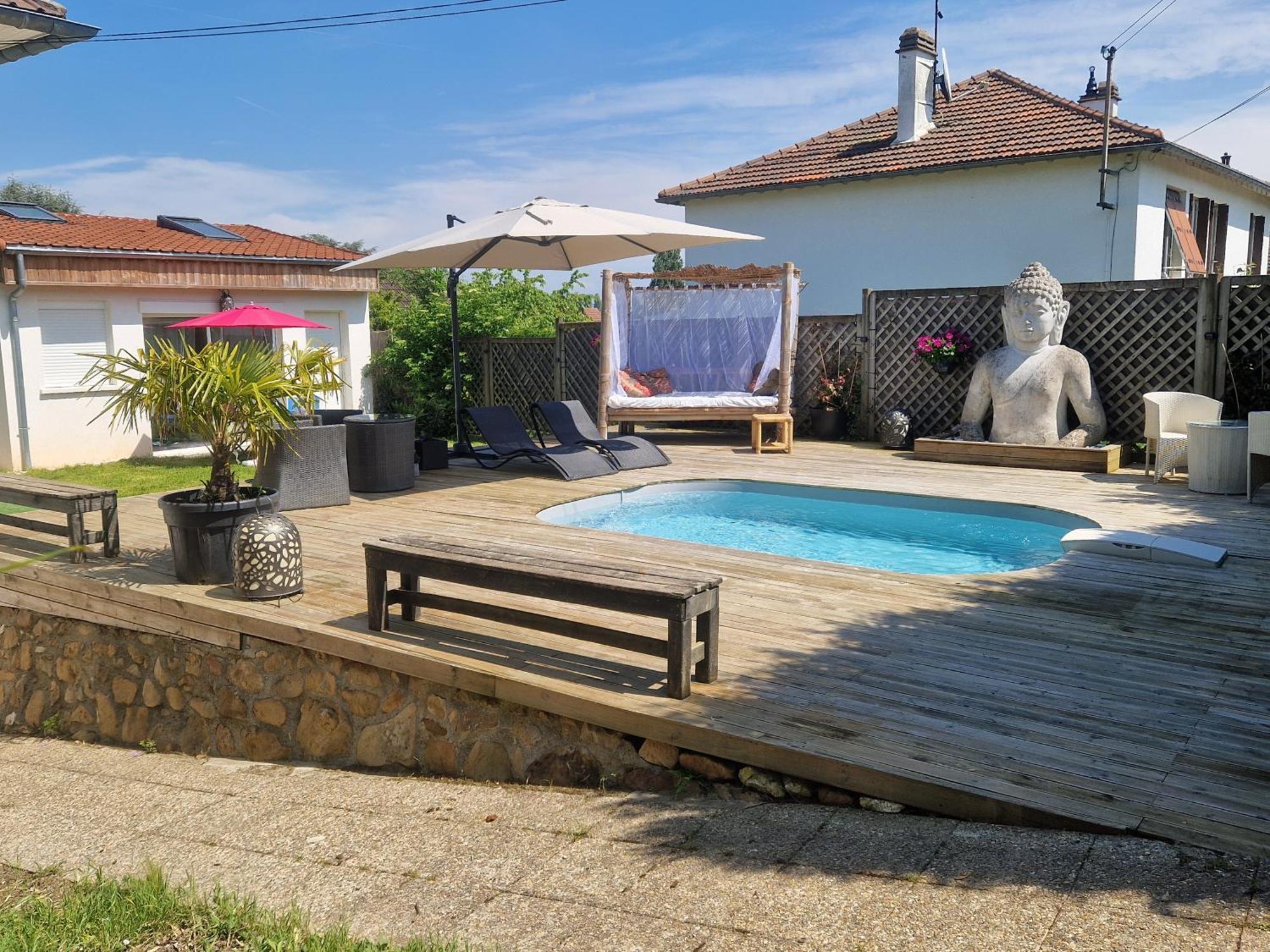 La Serenite Balinaise, Chambre Et Sdb Privee, Jardin , Piscine Et Jacuzzi En Saison, Pres De Chantilly, Parc Asterix Et Cdg Et Paris En 20' Орри-ла-Виль Экстерьер фото